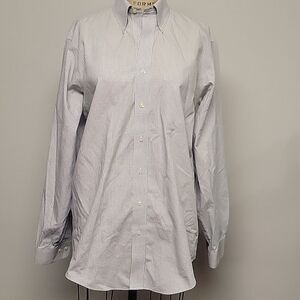 Brooks Brothers dress shirt. Blue Mini-check. S 16-6/7.  Gently worn.